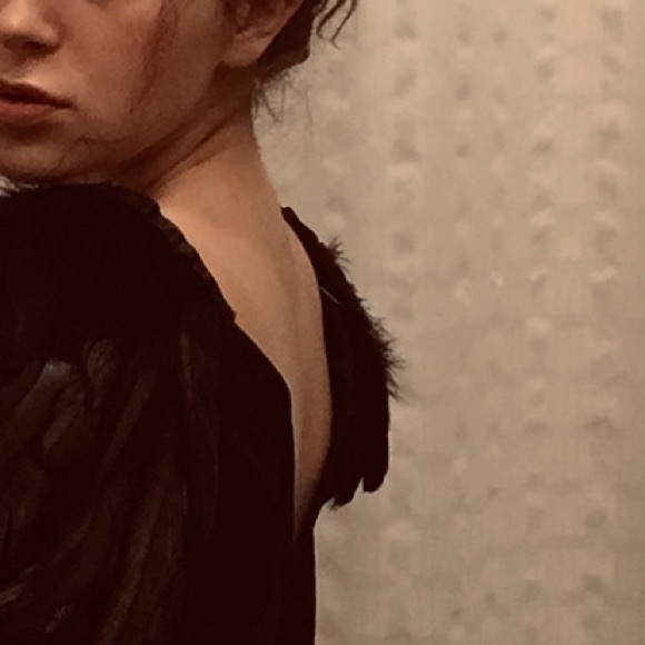 Ribbed black bodysuit - Picture 3 of 7